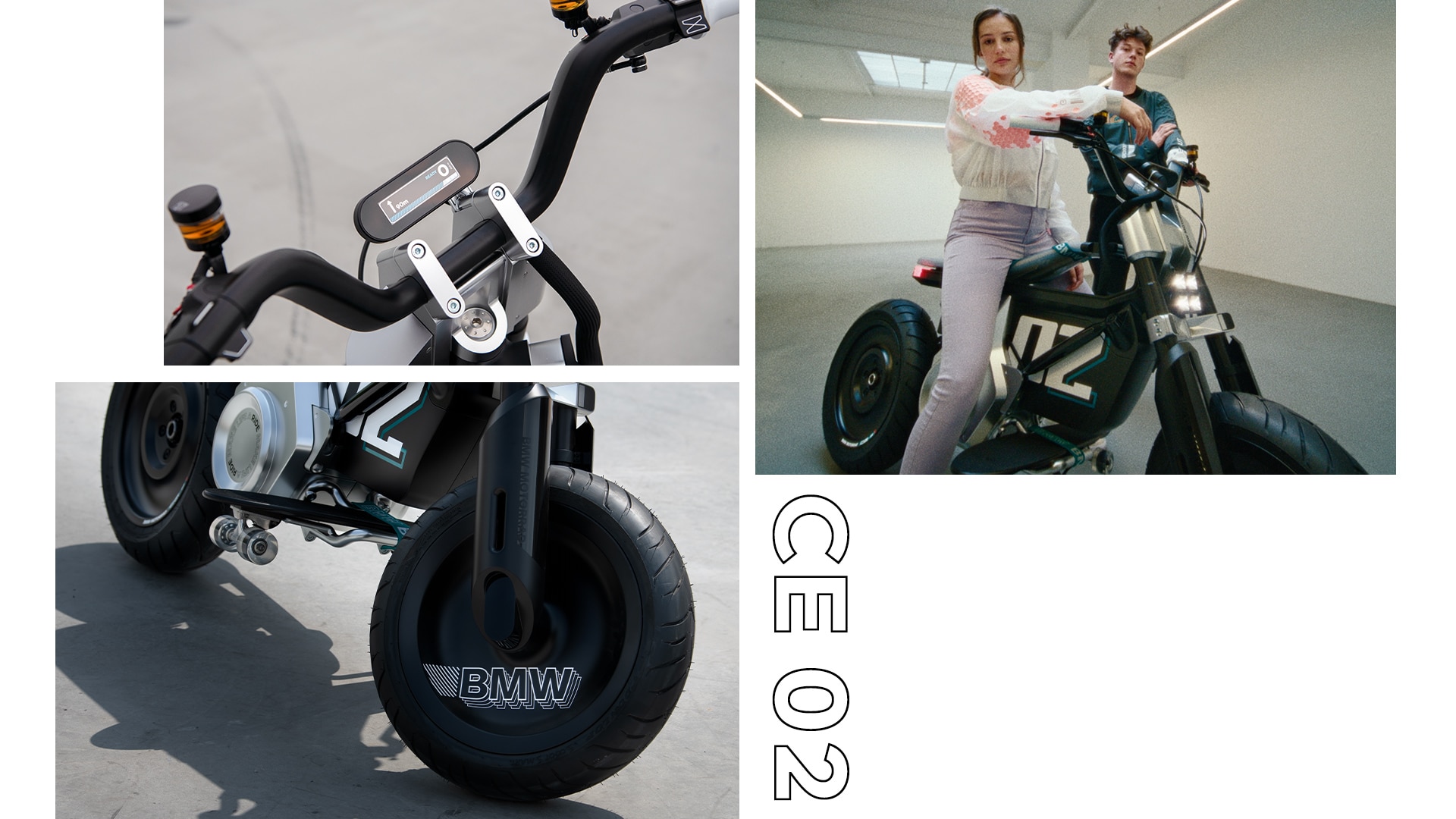 El diseño de la BMW Motorrad Concept CE 02 es emotivo y minimalista al mismo tiempo.