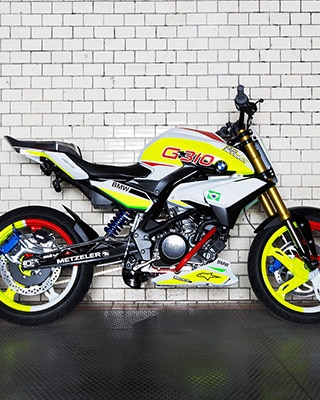 La BMW Concept Stunt G 310.