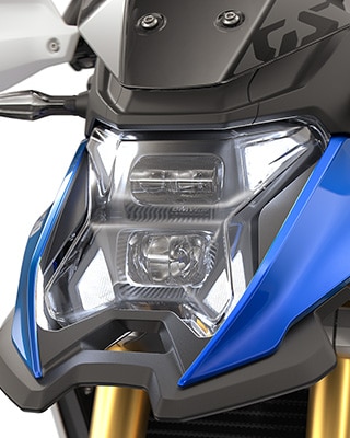 Faro LED con luz diurna de la F 450 GS de BMW Motorrad