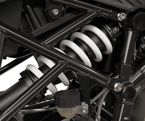 EL Montante telescópico regulable de la F 450 GS de BMW Motorrad