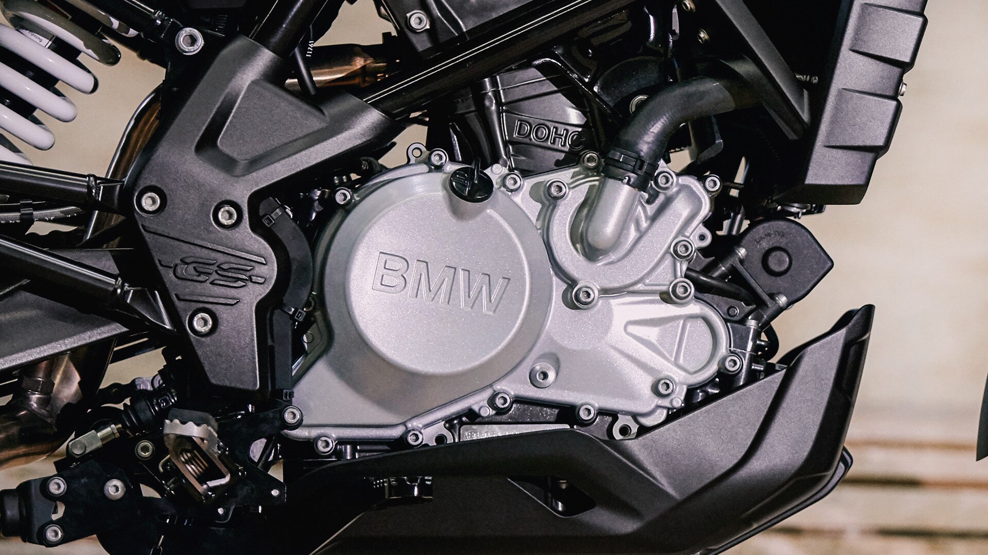 Motor monocilíndrico de cuatro tiempos de la G 310 GS