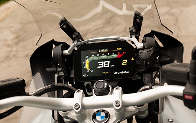 BMW R 1250 GS Adventure con parabrisas grande