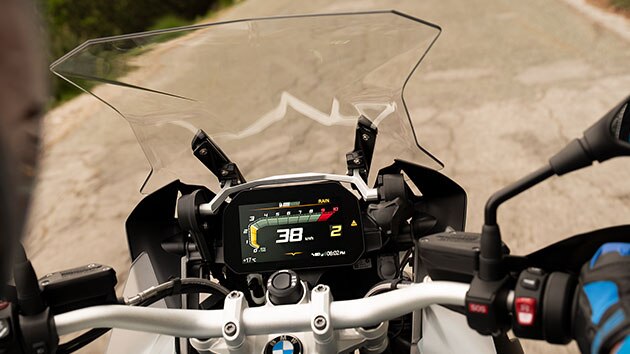 BMW R 1250 GS Adventure con parabrisas grande