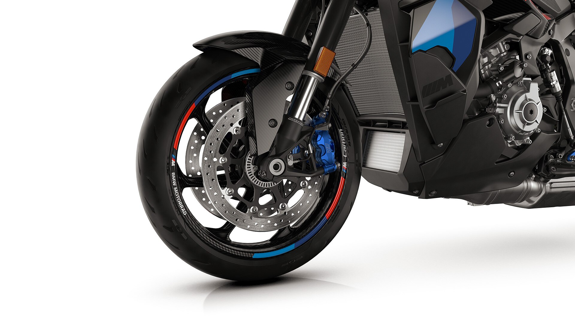 Las llantas M Carbon opcionales de la M 1000 XR de BMW Motorrad