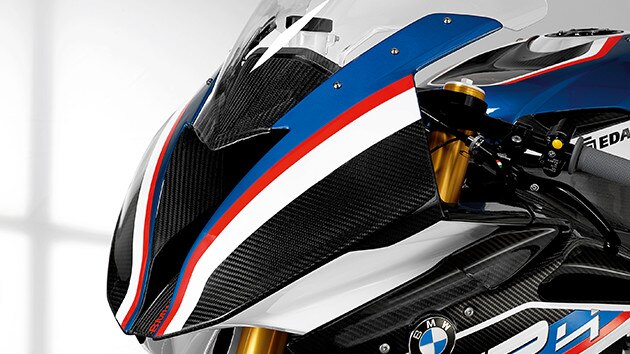 Carenado frontal de carbono de la HP4 Race