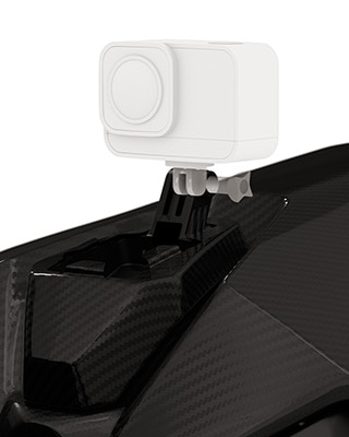 Cubierta del saliente M Carbon con adaptador de cámara