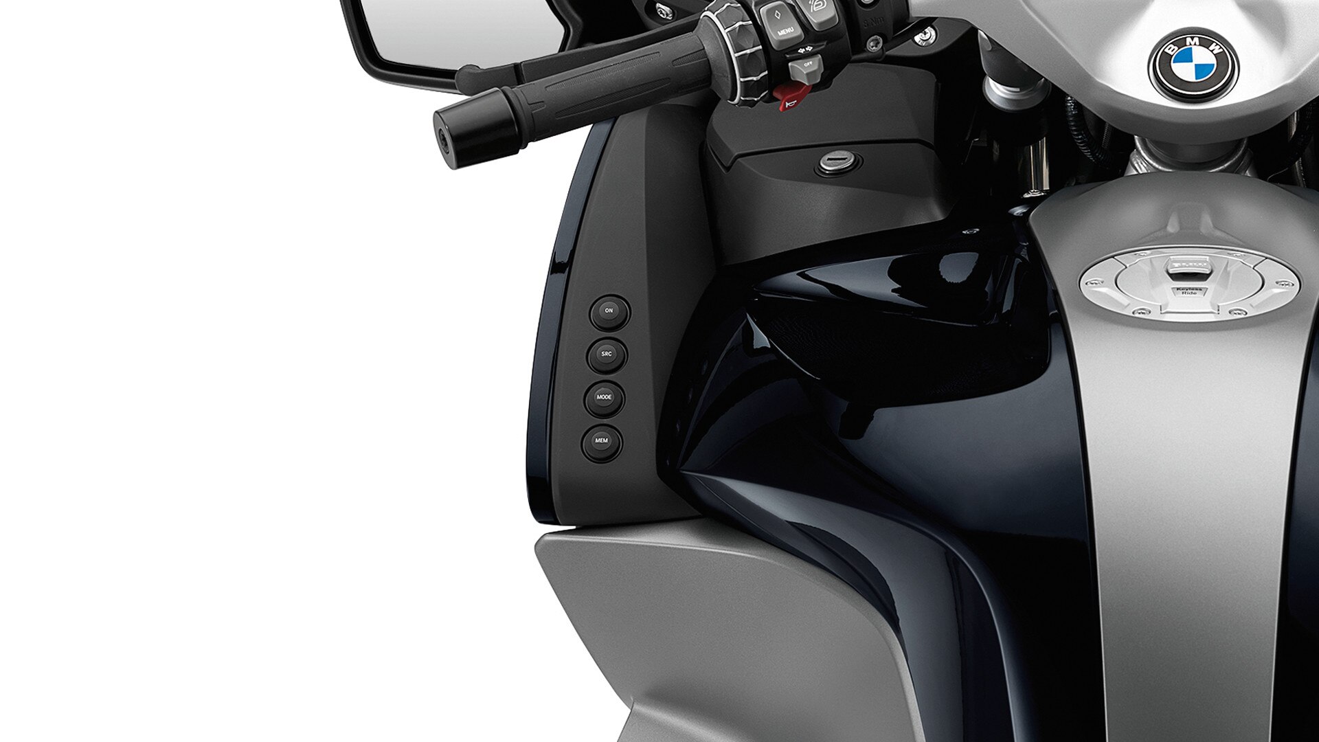 Manejo del sistema de audio de la R 1200 RT