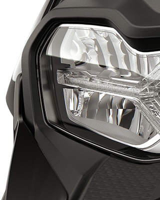 El renovado diseño frontal de la C 400 X de BMW Motorrad