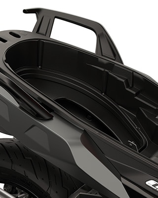 El espacio de almacenamiento del C 400 X de BMW Motorrad