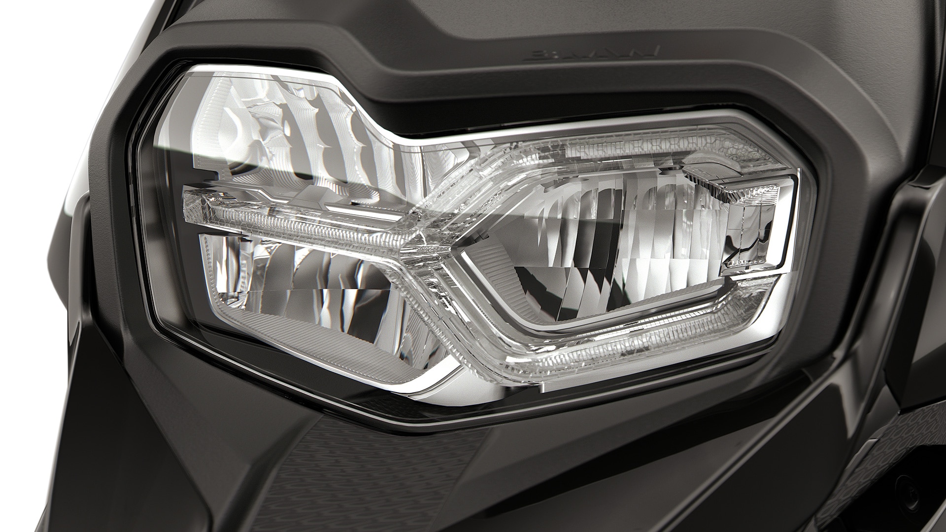 El renovado diseño frontal de la C 400 X de BMW Motorrad