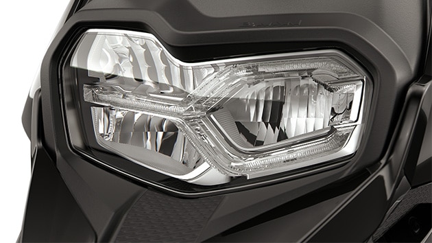 El renovado diseño frontal de la C 400 X de BMW Motorrad